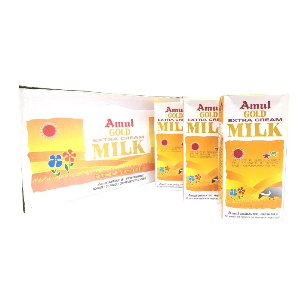 Amul Gold Milk (1×12) – 1 Carton – Selvi Store